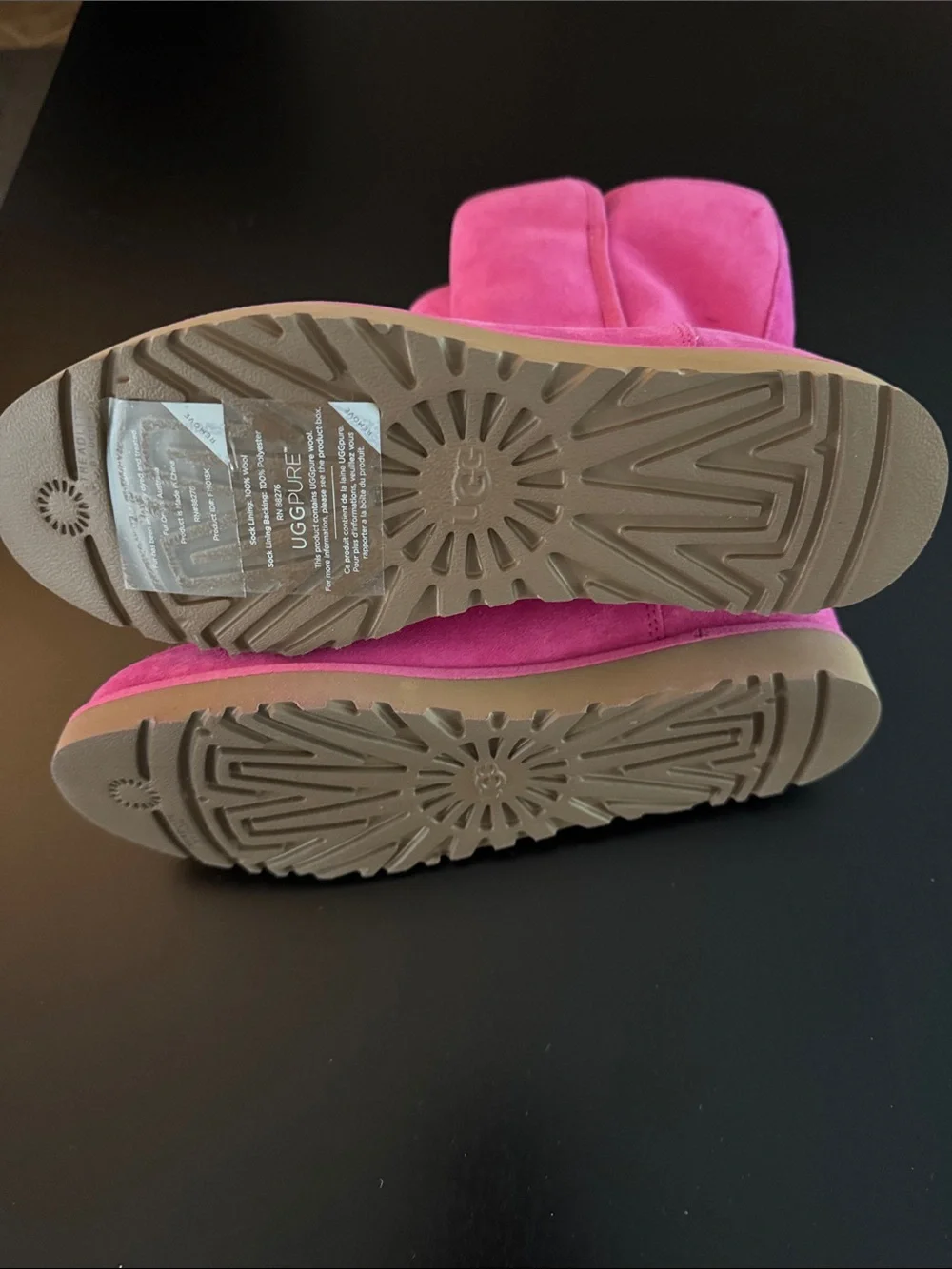 UGG Women's Classic Tall Boot in Bright Pink Suede